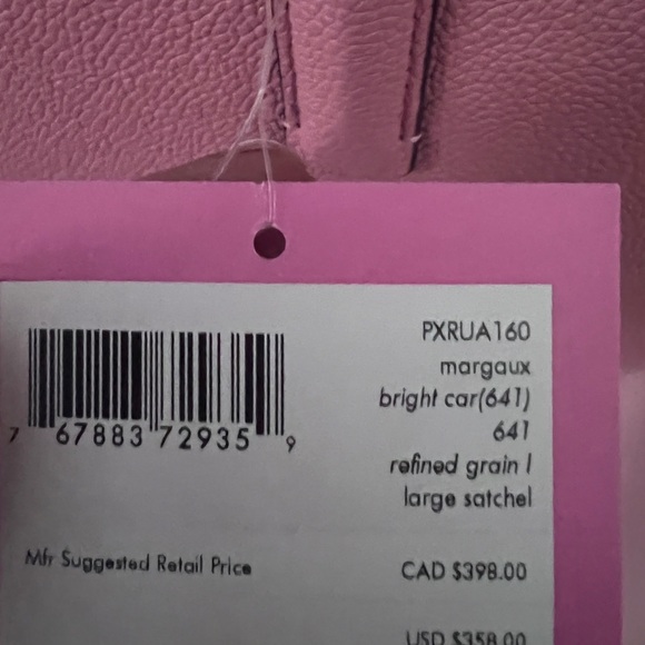 Kate Spade New York- Large Margaux leather Satchel *NWT* - Picture 6 of 6